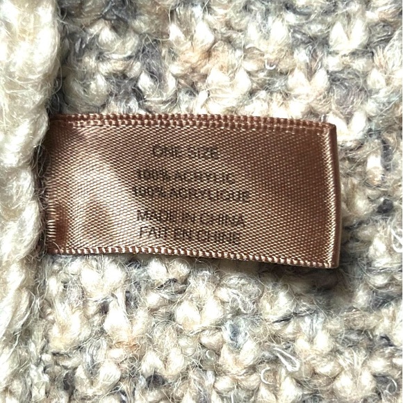 Look By M Knit Hooded Cardigan Sweater - Size O/S - Picture 5 of 6